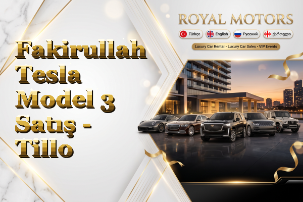 Fakirullah Tesla Model 3 Satış - Tillo