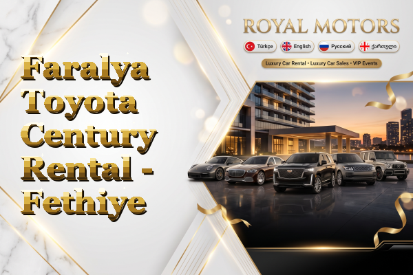 Faralya Toyota Century Rental - Fethiye