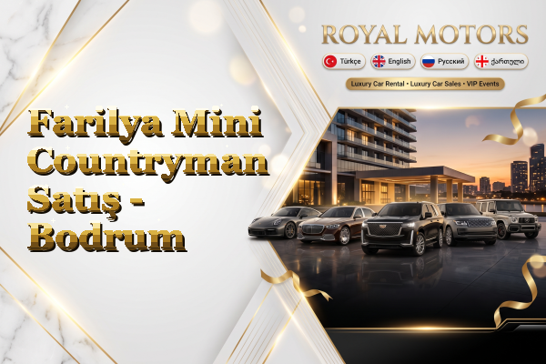 Farilya Mini Countryman Satış - Bodrum