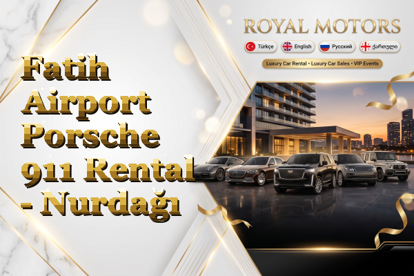 Fatih Airport Porsche 911 Rental - Nurdağı