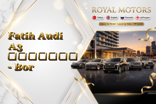 Fatih Audi A3 გაყიდვა - Bor