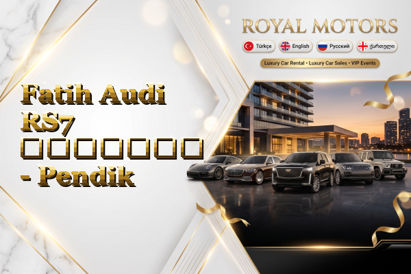 Fatih Audi RS7 გაყიდვა - Pendik
