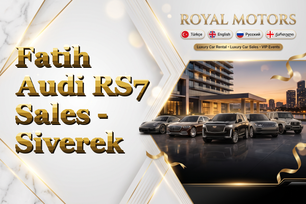 Fatih Audi RS7 Sales - Siverek