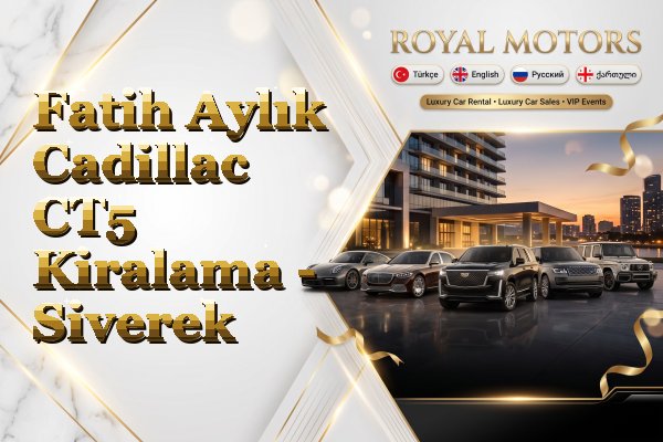 Fatih Aylık Cadillac CT5 Kiralama - Siverek