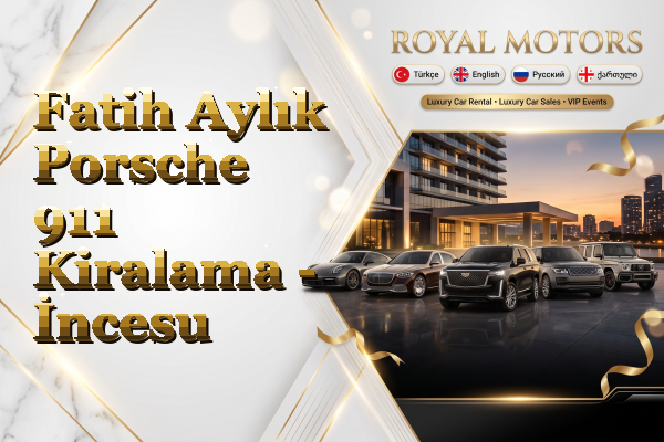 Fatih Aylık Porsche 911 Kiralama - İncesu