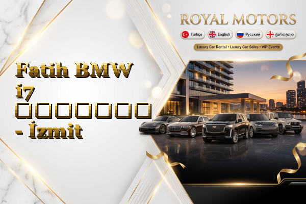 Fatih BMW i7 გაყიდვა - İzmit
