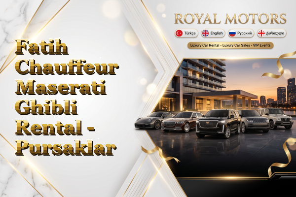 Fatih Chauffeur Maserati Ghibli Rental - Pursaklar