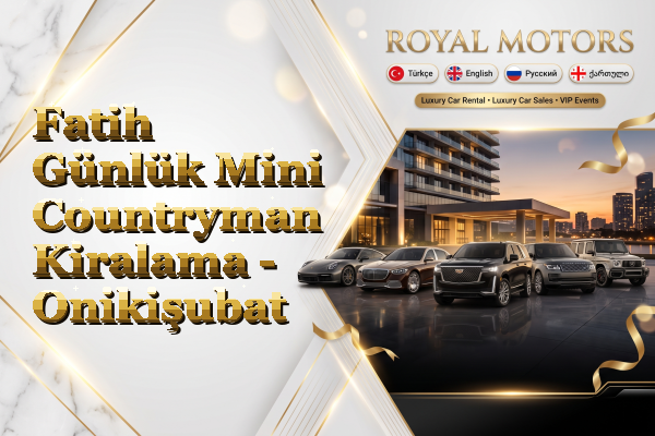 Fatih Günlük Mini Countryman Kiralama - Onikişubat