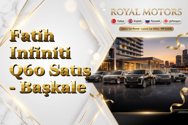 Fatih Infiniti Q60 Satış - Başkale