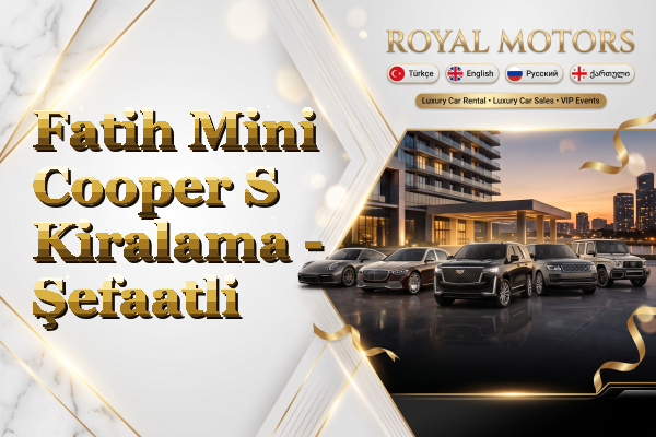 Fatih Mini Cooper S Kiralama - Şefaatli