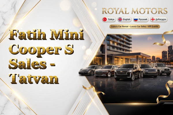 Fatih Mini Cooper S Sales - Tatvan