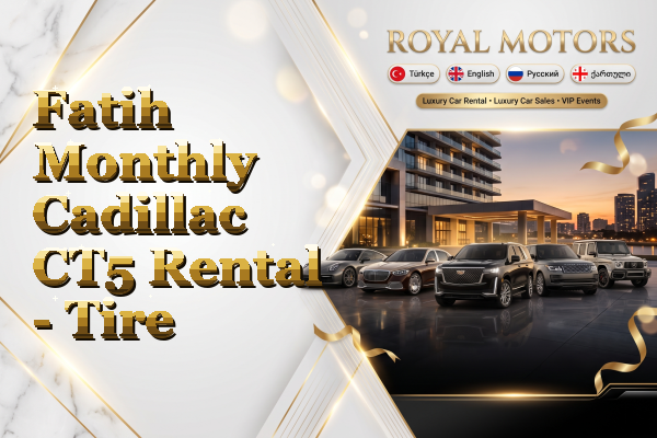 Fatih Monthly Cadillac CT5 Rental - Tire