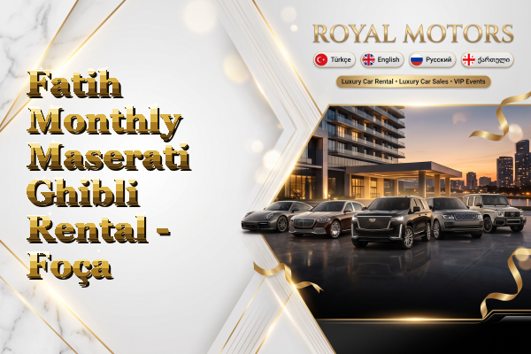 Fatih Monthly Maserati Ghibli Rental - Foça
