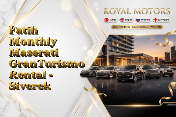 Fatih Monthly Maserati GranTurismo Rental - Siverek