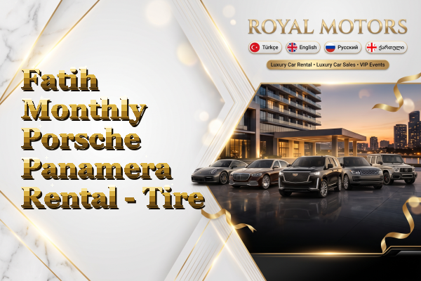 Fatih Monthly Porsche Panamera Rental - Tire