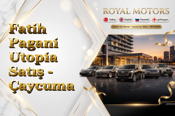 Fatih Pagani Utopia Satış - Çaycuma