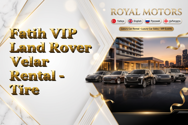 Fatih VIP Land Rover Velar Rental - Tire