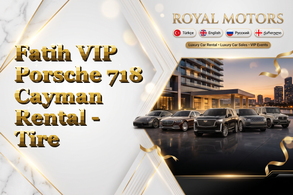Fatih VIP Porsche 718 Cayman Rental - Tire