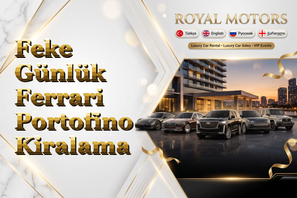 Feke Günlük Ferrari Portofino Kiralama