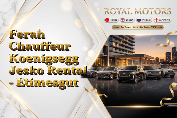 Ferah Chauffeur Koenigsegg Jesko Rental - Etimesgut