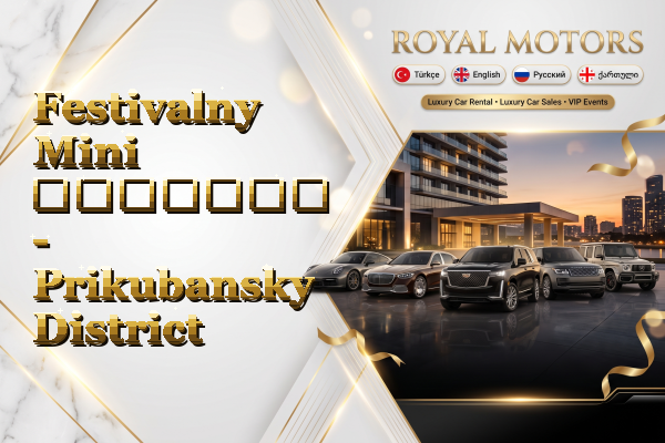 Festivalny Mini გაყიდვა - Prikubansky District
