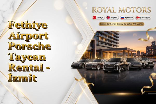 Fethiye Airport Porsche Taycan Rental - İzmit