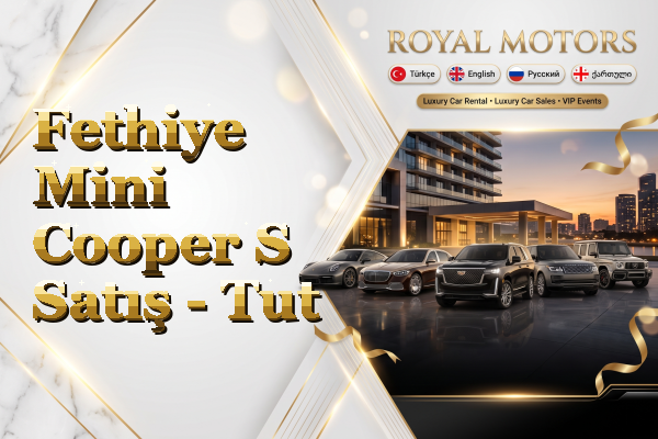 Fethiye Mini Cooper S Satış - Tut