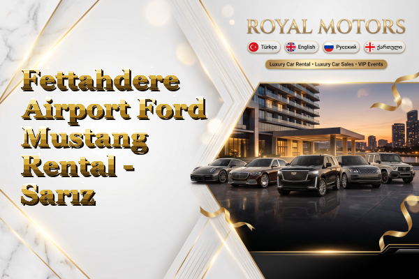 Fettahdere Airport Ford Mustang Rental - Sarız