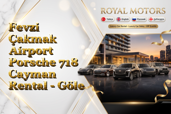 Fevzi Çakmak Airport Porsche 718 Cayman Rental - Göle