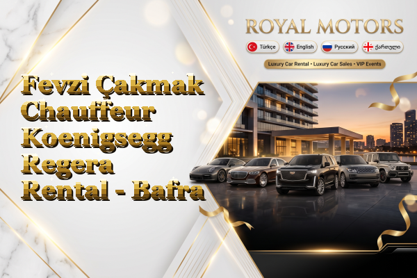 Fevzi Çakmak Chauffeur Koenigsegg Regera Rental - Bafra