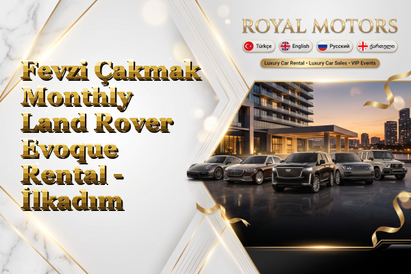 Fevzi Çakmak Monthly Land Rover Evoque Rental - İlkadım