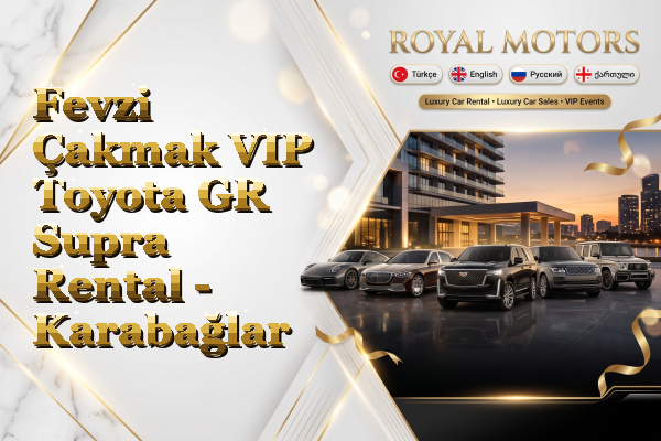 Fevzi Çakmak VIP Toyota GR Supra Rental - Karabağlar