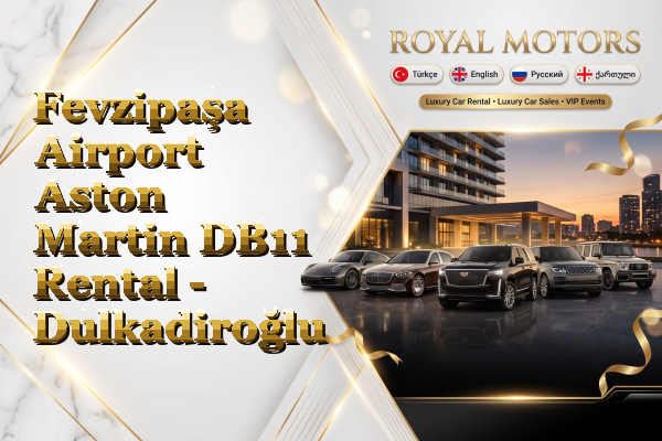 Fevzipaşa Airport Aston Martin DB11 Rental - Dulkadiroğlu