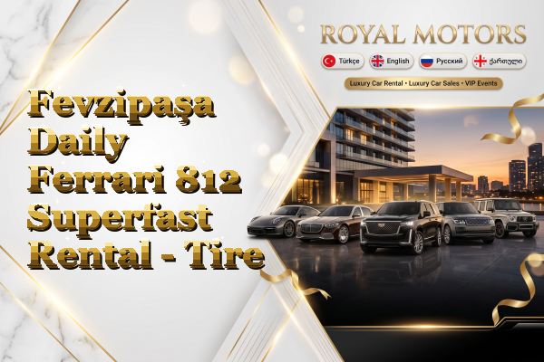 Fevzipaşa Daily Ferrari 812 Superfast Rental - Tire