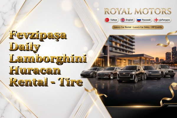 Fevzipaşa Daily Lamborghini Huracan Rental - Tire