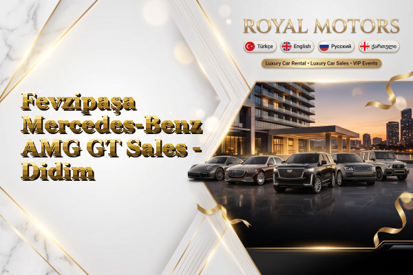 Fevzipaşa Mercedes-Benz AMG GT Sales - Didim