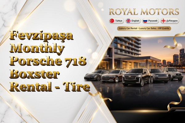 Fevzipaşa Monthly Porsche 718 Boxster Rental - Tire