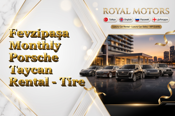 Fevzipaşa Monthly Porsche Taycan Rental - Tire
