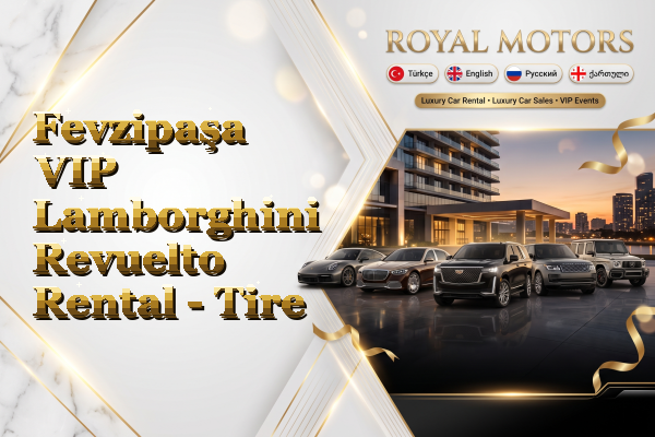 Fevzipaşa VIP Lamborghini Revuelto Rental - Tire