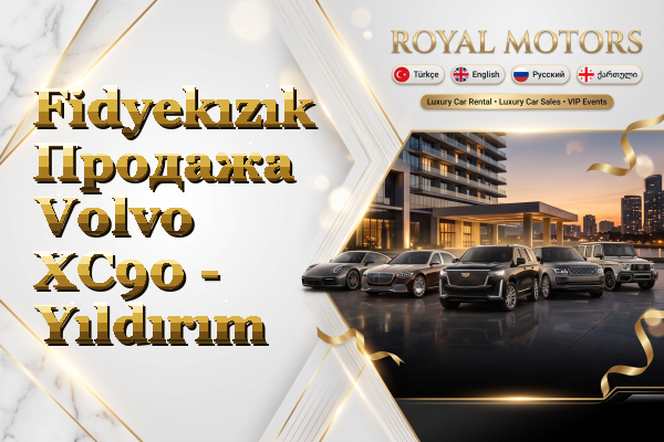 Fidyekızık Продажа Volvo XC90 - Yıldırım