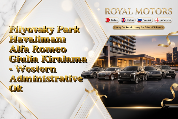 Filyovsky Park Havalimanı Alfa Romeo Giulia Kiralama - Western Administrative Okrug