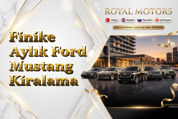 Finike Aylık Ford Mustang Kiralama