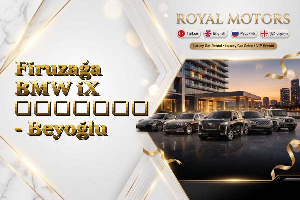 Firuzağa BMW iX გაყიდვა - Beyoğlu