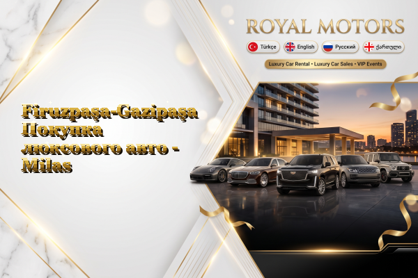 Firuzpaşa-Gazipaşa Покупка люксового авто - Milas