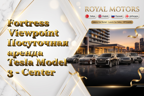 Fortress Viewpoint Посуточная аренда Tesla Model 3 - Center