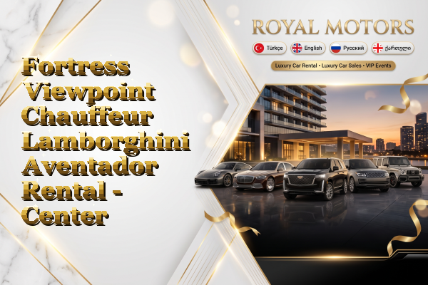 Fortress Viewpoint Chauffeur Lamborghini Aventador Rental - Center