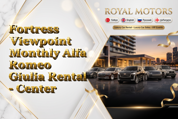 Fortress Viewpoint Monthly Alfa Romeo Giulia Rental - Center