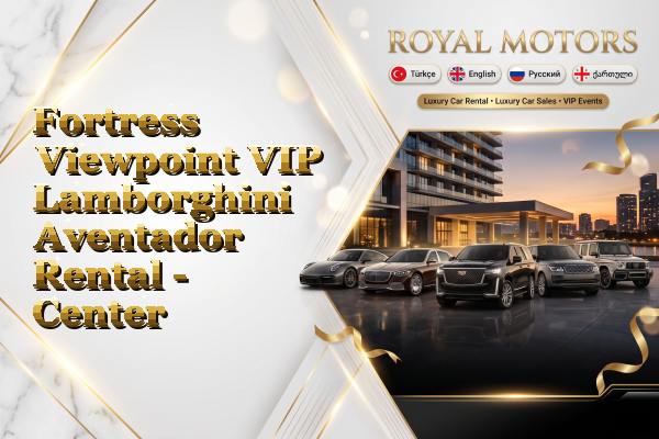 Fortress Viewpoint VIP Lamborghini Aventador Rental - Center