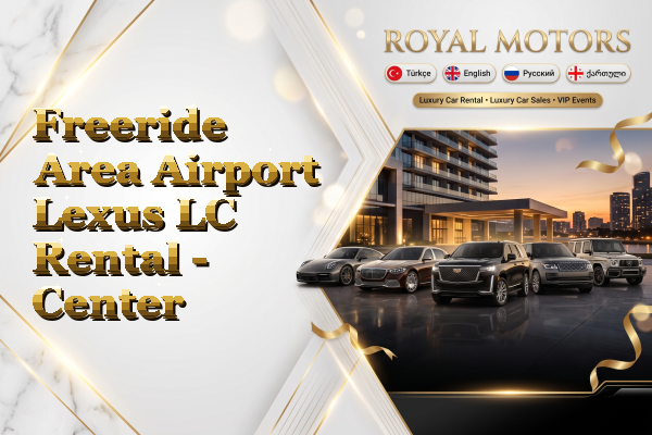Freeride Area Airport Lexus LC Rental - Center