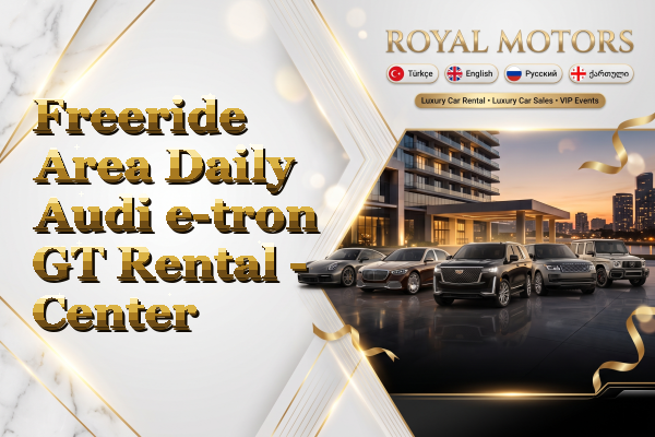 Freeride Area Daily Audi e-tron GT Rental - Center